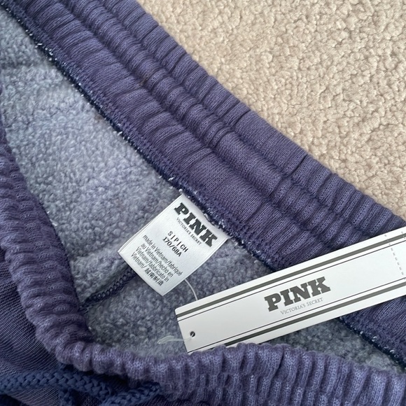 Pink Victoria’s Secret Jogger pants new navy S - Picture 13 of 15